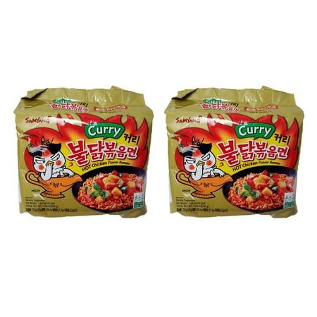 Samyang Spicy Chicken Curry Ramen, 4.9 oz (Pack of