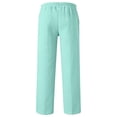 thumbnail image 5 of PMVFHDE Girls Straight Leg Pants Classic Casual Trousers Comfortable Kids Bottoms Everyday Wear Versatile School Outfits Mint Green,12-13 Years, 5 of 6