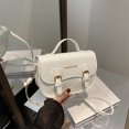 thumbnail image 4 of Nuevo estilo a principios de otoño, versátil, de nicho, bolso de sillín para desplazamientos, 2025, de alto valor, de moda, estilo universitario, bolso de hombro y mensajero., 4 of 5