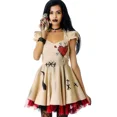 thumbnail image 5 of Disfraz de Halloween para niña, vestido de cosplay para mujer, disfraz de muñeca vudú para adultos y niños, disfraz de Navidad medieval para baile de disfraces S-3XL, 5 of 5