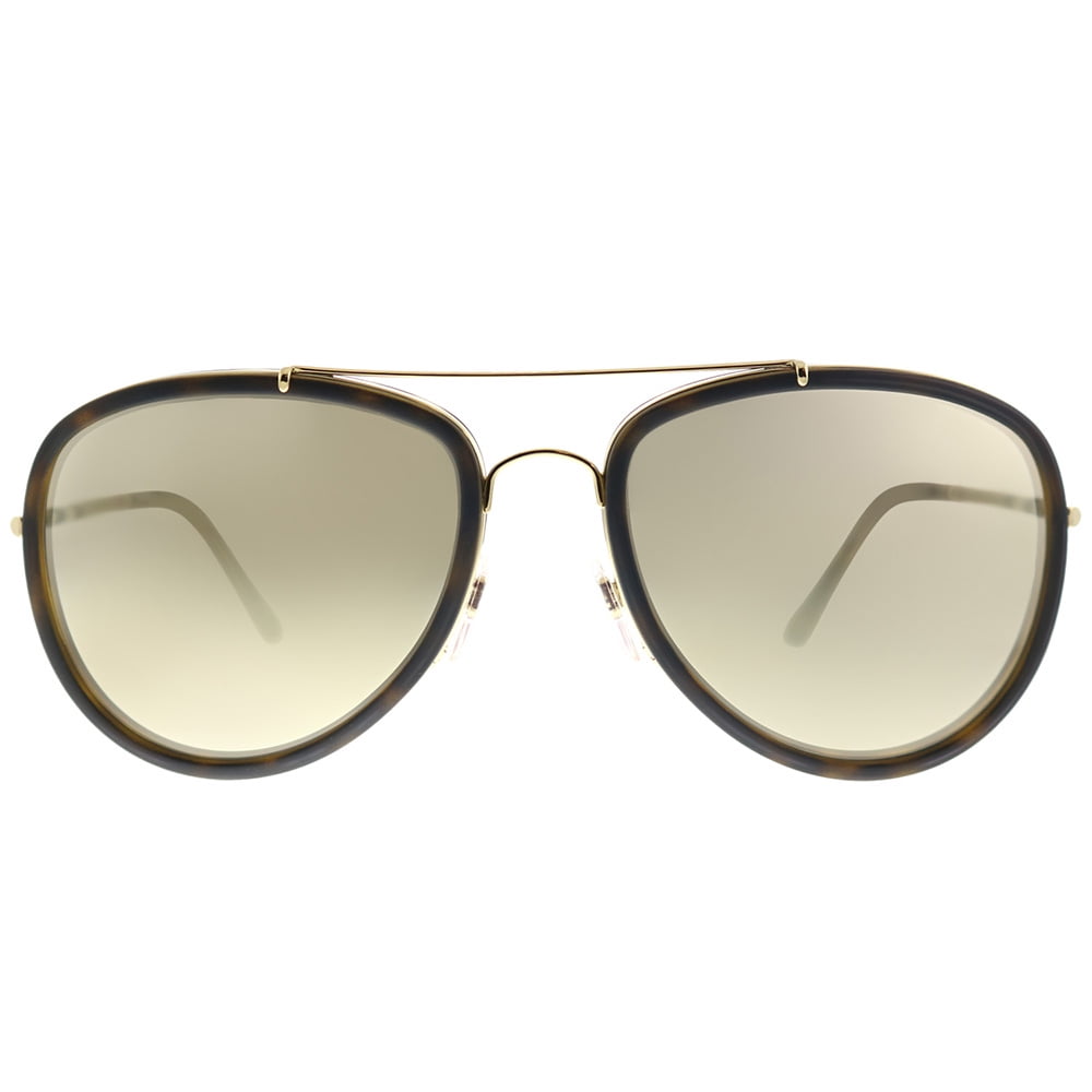 Burberry Aviator Sunglasses Light Brown Mirror Singapore Ubuy