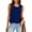 *Blue, variant on ClodeEU Womens Summer Crewneck Sleeveless Tank Tops,Casual Loose Fit Tunic Shirt Beige,Womens Plus S