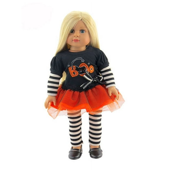 Boo Halloween Tutu Outfit for 18inch Dolls | American Fashion World