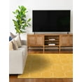 thumbnail image 4 of Unique Loom Trellis Frieze Collection Area Rug - Geometric (8' x 10' Rectangle Yellow/Ivory), 4 of 7