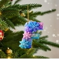thumbnail image 4 of F Snowflake Series 2D Acrylic Backpack Car Pendant Decoration Ornament Alphabet Design F, 4 of 7