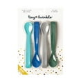 thumbnail image 5 of Tiny Twinkle - Silicone Spoon 4PK - Green, Grey, Blue, 5 of 5