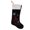 Joy, variant on Craftoutlet.Com Black Stocking With Snowflakes - One Stocking 15.5 Inch, - Christmas Velveteen 133536 Joy