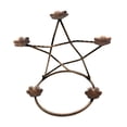 thumbnail image 3 of Expositor de metal con forma de estrella de cristal para canicas y tenis Oro rosa, 3 of 9