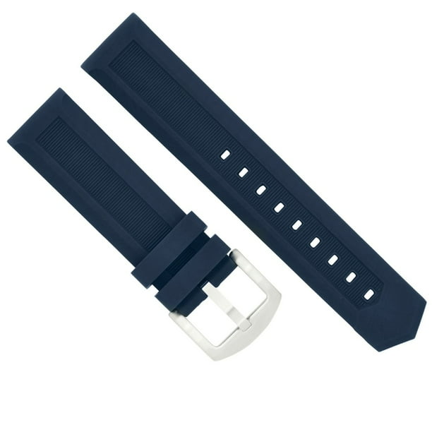 Ewatchparts - 20MM RUBBER WATCH BAND STRAP FOR TAG HEUER WATCH F1 FORMULA AQUARACER WATCH BLUE