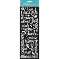 thumbnail image 1 of Jolees Boutique Autocollants, Mots Pailletés Blancs Rire et Amour, 1 of 3