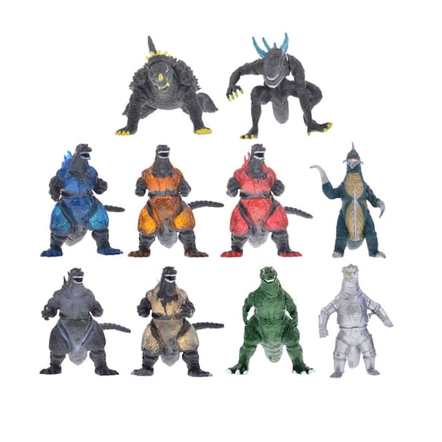 Figura de anime, modelo coleccionable, modelo Statu, 10 unidades, Godzillas