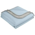 thumbnail image 2 of YAZHPA Double Cooling Blanket,Soft Cooling Blanket Summer Blanket Air Condition Healthy Sleep Thin Quilt, Light Blue 200X230CM, 2 of 6