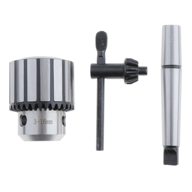 Mandril de torno sin llave autoajustable para máquina CNC, mandril MT2, centro vivo 3-16mm