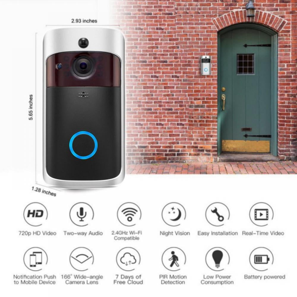 Ring & Video Doorbell WITH Camera Wireless WiFi Security Phone Bell