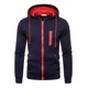 thumbnail image 4 of Sudadera Chamarra Con Capucha Moda Casual Afelpada Mjack M, 4 of 7