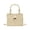 White13, variant on WWG Woven Paper Box Handbag, Crossbody and Handbag Two Way Carry, Detachable Chain Strap, Turn Lock Closure, Compact Mini Purse, for Summer Travel Beach Shopping