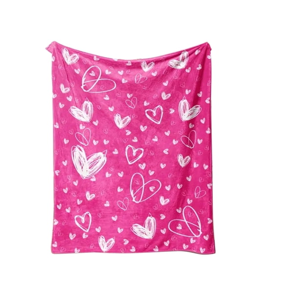 Jubipavy Blankets Valentines 's Day Blanket Flannel Blanket Flannel Digital Printing Conditioning Blanket Nap Cover Blanket