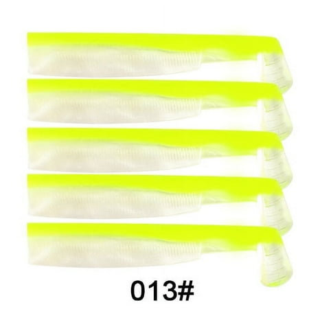 5pcs/pack Black Minnow Fishing Lure 70/90mm Silicone Baits Soft Lures Jig Bait Bass Pike Zander Fishing Leurre Souple