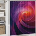 thumbnail image 4 of 3D Abstract Lines 4 Piece Shower Curtain Sets, Non-Slip Rugs, Toilet Lid Cover And Bath Mat, for Bathroom Decor Set, 72" X 72", 4 of 7
