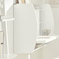 thumbnail image 4 of SoBuy FWT18-W,Home Office Workstation Computer Desk with Storage Shelves,Wall-Mounted Table Desk,White, 4 of 9