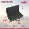 thumbnail image 3 of SKB 27”x14” DJ Controller & Small MIDI Keyboard Soft Case Padded Bag, Black, 3 of 10