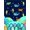Navy Blue Multicolor, Pattern 16, variant on Design&I 8'x10' Washable Area Rug Turtle Nautical Coral Reef Starfish Border Underwater Crab Whale Flowing Dynamic for Living Room, Family Extra Large Skid-Resistant Low Profile