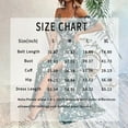 thumbnail image 6 of MORTTIC Women's Halter Floral Print Belted Long Dress with High Slit Boho Wedding Guest Beach Maxi Dress Green，S, 6 of 6