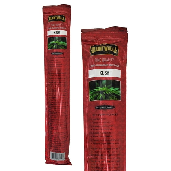 Bluntwalla Fine Quality 19" Jumbo Long Burning Incense Sticks - Kush Scent