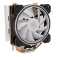 thumbnail image 4 of Ventiladores de refrigeración de CPU para computadora T400 12 cm 12 V 3 pines 4 pines Interfaz Plug and Play Mute CPU Cooler con luces RGB CPU Radiator Cooler para plataformas ANGGREK Otros, 4 of 8