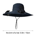 thumbnail image 3 of Yeciiwht Solar Powered Fan Hat Solar USB Charging Fan Hat with Cooling Arm Sleeves - Dual-Power Outdoor Cap for Hiking Fishing Sun Protection, 3 of 6