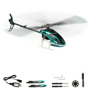 Angle View: Cimiva F1 3D/6G 6CH 3D Stunt Helicopter Dual Brushless Motor Aircraft RC Model green Only helicopter