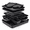Black, variant on 13-Piece Plum Nonstick Bakeware Set, Stackable Baking Pans for Cookies Cakes Roasting