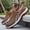 MX-HT66-brown, variant on Spring Breathable Knitted Mesh Sneakers | Men'S Lightweight Casual Sports Shoes, Comfortable Running Shoes, Suitable for Multiple Occasions, Lace-up Closure, Low-Top Design, All-Season