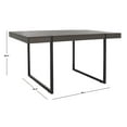 thumbnail image 4 of Safavieh Cael 33" Scandinavian Dining Table, Charcoal/Black, 4 of 4