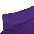 thumbnail image 6 of Lroplie Workout Tops for Women Plus Size Round Neck Long Sleeve Womens Shirt Fashion Bow Collar Solid Buttons Sleeve Knitted Sweater Warm Top Clothes Purple 2023 4XL, 6 of 8