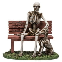 Pacific Giftware Old Man and A Dog Love Never Die Skeleton Resin Home Decor Figurine