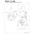 thumbnail image 2 of Kingston Brass Vintage Two Handle 4" Centerset Lavatory Faucet with Retail Pop-up, 2 of 2