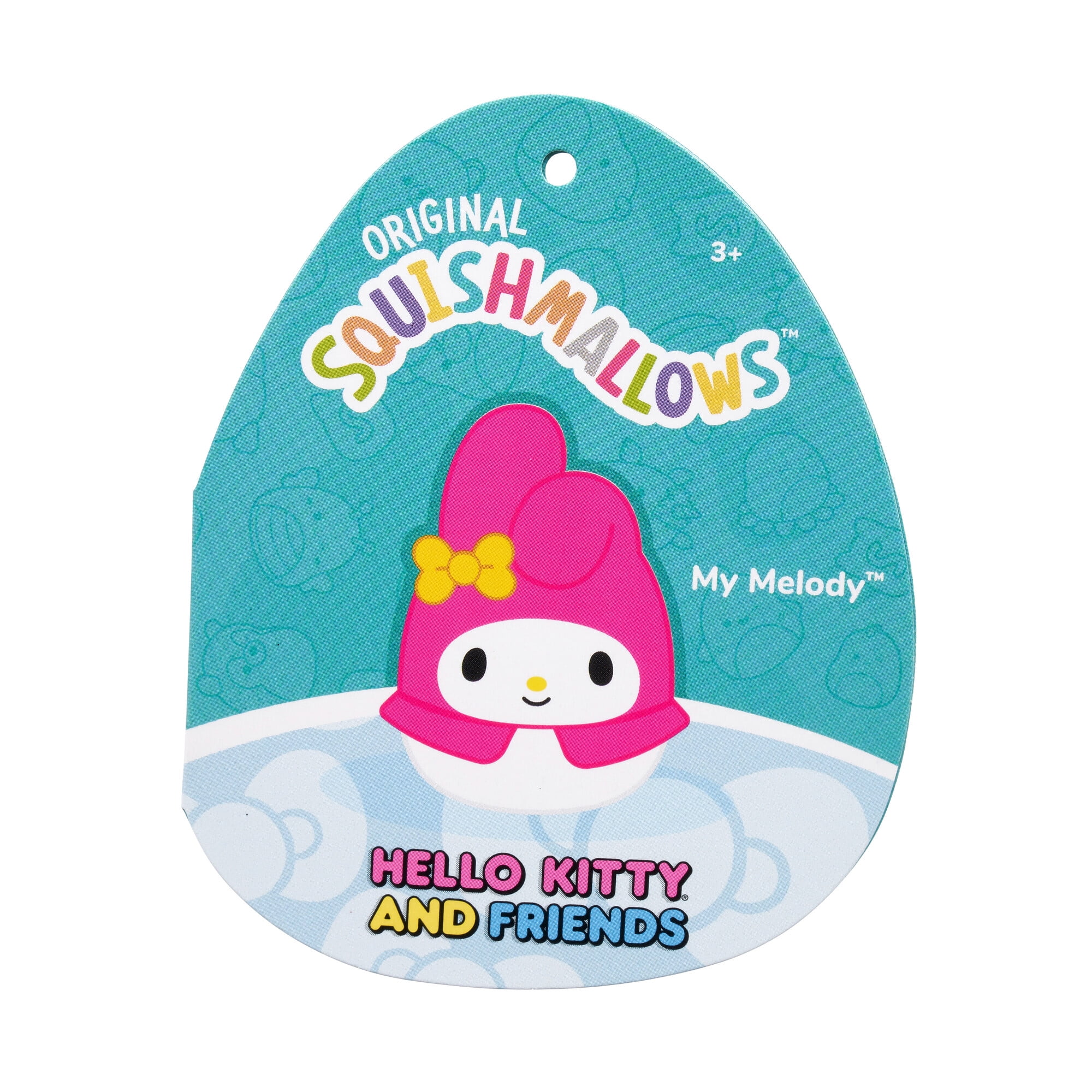 Squishmallows Original Sanrio - Peluche de 8 pouces de My Melody - Peluche officielle de Jazwares