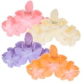 thumbnail image 5 of 4pcs accesorios para el cabello de flores clips para el cabello de la flor de las flores clips de garra para el cabello, 5 of 5