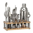thumbnail image 2 of Yeacher 20pcs Bar Cocktail Set Shaker Drink Making Kit Stainless Steel Mixer Making Gift with Holder Base, 2 of 6