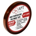 thumbnail image 1 of APT, 1 mil Thick Polyimide Adhesive High-Temperature Resistant Tape, for Masking, Soldering, Electrical, 3D Printer Application, 3/8" x 36 yards, 1 Roll/Pack, 1 of 7