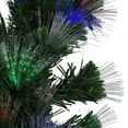 thumbnail image 3 of Northlight 24" Multi-Function Coloring Changing Fiber Optic Artificial Pine Christmas Wreath, 3 of 5