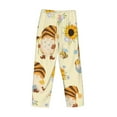 thumbnail image 5 of Balery Men'S Watercolor Bee Honey Honeycomb Bee Pants,Sleepwear Pants,Pajama Pants,Pj Bottoms Drawstring And Pockets-Small, 5 of 9
