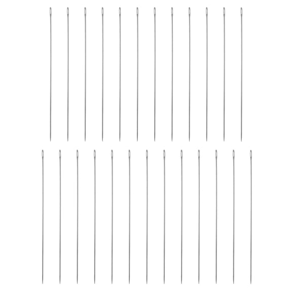 Uxcell 25pcs Sewing Needles 0.4mm Dia 51mm Long Ultra-Thin Stainless Steel Needles