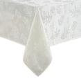 thumbnail image 2 of Elrene Home Fashions Elegant Woven Leaves Jacquard Damask Tablecloth, Ivory, 60" x 144" Rectangle, 2 of 3