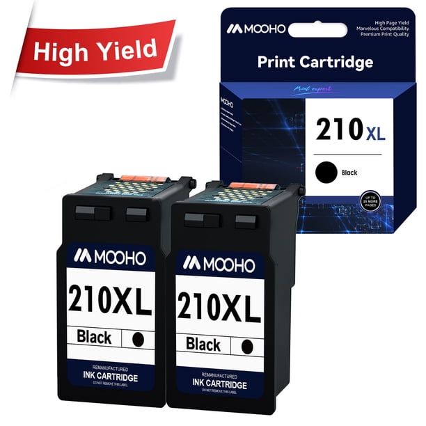 210XL Black Ink Cartridges Replacement for Canon Ink 210XL PG-210 for ...