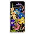 thumbnail image 1 of MUNDAZE Samsung Galaxy S10 Plus Shockproof Clear Hybrid Protective Phone Case Blue Yellow Vintage Spring Wild Flowers Floral Cover, 1 of 5