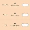 thumbnail image 6 of Rael Certified Organic Cotton, Unscented, Natural Daily Panty-Liners, Long, Pack of 2 (36 Count), 6.8 Inch, 6 of 6