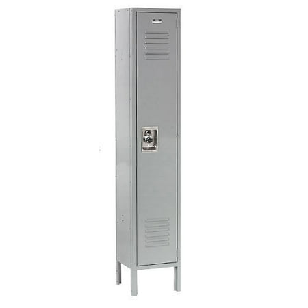 Single Tier Locker, 12x12x60 1 Door, RTA, Gray, Lot of