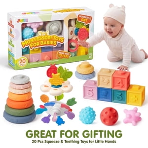 Joyfy Montessori Baby Toy 4-in-1 Sensory Set